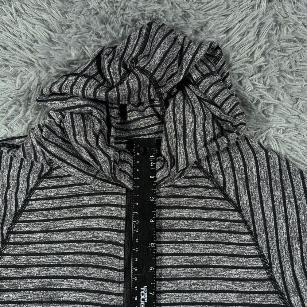 Lululemon Hoodie Small Gray Black Quarter Zip Sweat Session Performance Mens - Picture 5 of 16